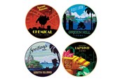 Drobiazgi - FaNaTtik - Sonic The Hedgehog – Set of 4 Location Coasters - Coaster - SEG-SON09