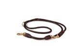 Psy - Timely PARIS lonża treningowa ciemnobrązowa 8 mm. / 220 cm. - 5907784874665