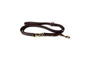 Psy - Timely TEXAS linka treningowa Ciemnobrązowa 20 mm. / 220 cm. - 5907784875198