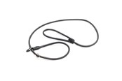 Psy - Timely PARIS linka treningowa dla retrievera czarna 8 mm. 180 cm. chromowana z ogranicznikiem - 5907784918574