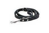 Psy - Timely PRAG lonża ujeżdżeniowa czarna 20 mm. / 220 cm. - 5907784877468