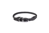Psy - Timely PARIS Obroża czarna 8 mm. / 45 cm. - 5907784874009
