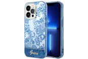 Telefon - Pokrowiec i etui - GUESS GUHCP14LHGPLHB iPhone 14 Pro 6.1" blue/blue hardcase Porcelain Collection - 3666339064341