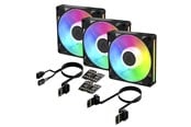 Wentylator obudowy - Arctic BioniX P14 A-RGB - 3pack - Wentylator obudowy - 140mm - Czarny ze światłem RGB - ACFAN00341A