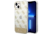 Telefon - Pokrowiec i etui - GUESS GUHCP14MHG4MHG iPhone 14 Plus 6.7 "gold / gold hardcase 4G Pattern Script - 3666339090517