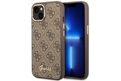 Telefon - Pokrowiec i etui - GUESS GUHCP14MHG4SHW iPhone 14 Plus 6.7 "brown / brown hard case 4G Vintage Gold Logo - 3666339065256