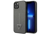 Telefon - Pokrowiec i etui - GUESS GUHCP14MPSATLG iPhone 14 Plus 6.7 "silver / silver hardcase SaffianoTriangle Logo - 3666339065454