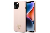 Telefon - Pokrowiec i etui - GUESS GUHCP14MSLTGP iPhone 14 Plus 6.7" pink/pink hardcase Silicone Triangle - 3666339065935