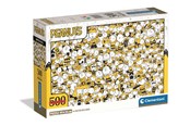 Puzzle - Clementoni Puzzle Impossible Peanuts - Compact Box 500 pieces Podłoga - 35806