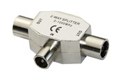 Zarzadzanie kablami - Deltaco - splitter for radio - 2-way fully shielded - R00150040