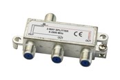 Zarzadzanie kablami - Deltaco - splitter - 3-way F-connectors DC pass Class A - R00150042