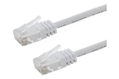 Kabel sieciowy - Deltaco patch cable - 50 cm - white - Biały - TP-605W-SLIM