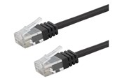 Kabel sieciowy - Deltaco patch cable - 3 m - black - Czarny - TP-63S-SLIM