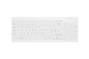 Klawiatura - Contour Active Key QuickClean AK-C7012F - keyboard - medical hygienic design fully sealed compact - QWERTY - Pan Nordic - white Input Device - Klawiatury - Nordycki - Biały - AK-C7012F-FUS-W/NOR