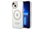 Telefon - Pokrowiec i etui - GUESS GUHMP14MHTRMD iPhone 14 Plus 6.7 "gold / gold hard case Metal Outline Magsafe - 3666339069711