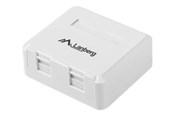 Akcesoria sieciowe - Lanberg OK1-0002-W - modular insert housing - OK1-0002-W