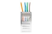 Kabel sieciowy - Lanberg network connector - Przejrzyste - PLU-5000EZ
