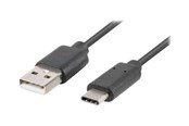 Kabel USB - Lanberg - USB-C cable - USB-C to USB Type A - 1.8 m - CA-USBO-31CU-0018-BK