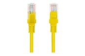 Kabel sieciowy - Lanberg patch cable - 0.5 m - yellow RAL 1028 - Żółty - PCU6-10CC-0050-Y