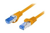 Kabel sieciowy - Lanberg patch cable - 50 cm - orange RAL 1028 - Pomarańczowy - PCF6A-10CC-0050-O