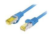 Kabel sieciowy - Lanberg patch cable - 1 m - blue RAL 5012 - Niebieski - PCF6A-10CU-0100-B