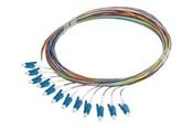 Kabel sieciowy - Lanberg pigtail - 2 m - multicolour - Czarny - FP-LCUP-SS21-1202-MC