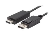 Kabel wyświetlacza - Lanberg adapter cable - DisplayPort / HDMI - 5 m - CA-DPHD-11CC-0050-BK