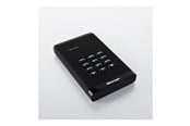 Dysk zewnętrzny - iStorage diskAshur³ - hard drive - 4 TB - USB 3.2 Gen 1 - TAA Compliant - Zewnętrzny dysk - 4TB - Czarny - IS-DA3-256-4000-B