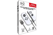 Akcesoria dla graczy - Deep Explorer 2-in-1 Joy-Con Fast Charging Cable - Ładowarka - Nintendo Switch - 721688537588