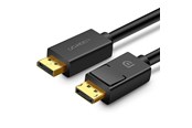 Kabel wyświetlacza - UGREEN DP102 DP 1.2 / DP 1.2 (4K) Cable - 1m - Black - 10244