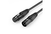 Kabel audio - UGREEN AV130 Audio Cable XLR (female) - XLR (male) for Microphone / Amplifier - 2m - Black - 20710B