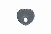 Akcesoria dla niemowląt - Fresh Kid Baby Headrest Cushion Heart grey - 3113