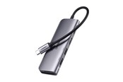 Stacja dokująca - UGREEN CM195 ​​6in1 USB-C HUB - HDMI / 2x USB-A 3.0 / USB-C PD / SD / TF reader - Gray - 15214