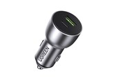 Telefon - Adapter i Ladowarka - UGREEN CD213 36W Car Charger - 18W USB-A + 18W USB-C / PD & QC 3.0 - Gray - 60980