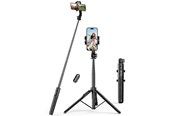 Statyw - UGREEN LP586 Selfie stick telescopic tripod with Bluetooth remote control - 1.5m - Black - 15062