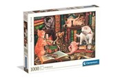 Puzzle - Clementoni Puzzle HQC Curious Whiskers 2026 1000 pieces Podłoga - 37100