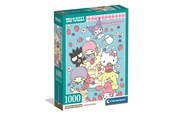 Puzzle - Clementoni Puzzle Hello Kitty - Compact Box 1000 pieces Podłoga - 37117