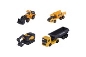 Samochody i pojazdy - Majorette Volvo Construction 4-elementowy zestaw prezentowy - 8503105000
