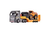 Samochody i pojazdy - Majorette Ciężarówka Volvo FH16 + ładowarka kołowa - 8503726002