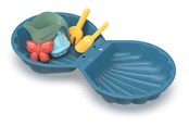Zabawki - Smoby S.Life prosta mini piaskownica z akcesoriami - 7600868001