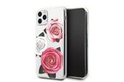 Telefon - Pokrowiec i etui - GUESS GUHCN58ROSTRT iPhone 11 Pro transparent hardcase Flower Desire Pink & White Rose - 3700740474204