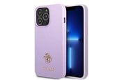 Telefon - Pokrowiec i etui - GUESS GUHCP13LPS4MU iPhone 13 Pro / 13 6.1" purple/purple hardcase Saffiano 4G Small Metal Logo - 3666339048068