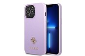 Telefon - Pokrowiec i etui - GUESS GUHCP13XPS4MU iPhone 13 Pro Max 6.7" purple/purple hardcase Saffiano 4G Small Metal Logo - 3666339048075