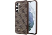 Telefon - Pokrowiec i etui - GUESS GUHCS23SG4GFBR S23 S911 brown/brown hard case 4G Metal Gold Logo - 3666339116989