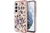 Telefon - Pokrowiec i etui - GUESS GUHCS23MHCFWSP S23+ S916 pink/pink hardcase Flower Collection - 3666339117238
