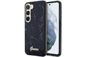 Telefon - Pokrowiec i etui - GUESS GUHCS23SPCUMAK S23 S911 black/black hardcase Marble - 3666339117375