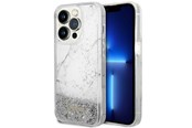 Telefon - Pokrowiec i etui - GUESS GUHCP14LLCSGSGH iPhone 14 Pro 6.1" white/white hardcase Liquid Glitter Marble - 3666339127329
