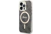 Telefon - Pokrowiec i etui - GUESS 4G MagSafe case for iPhone 14 Pro - black - 3666339118228