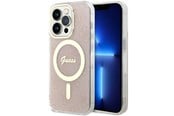 Telefon - Pokrowiec i etui - GUESS GUHMP14LH4STP iPhone 14 Pro 6.1" pink/pink hardcase 4G MagSafe - 3666339118280