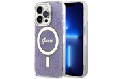 Telefon - Pokrowiec i etui - GUESS GUHMP14LH4STU iPhone 14 Pro 6.1" purple/purple hardcase 4G MagSafe - 3666339118242